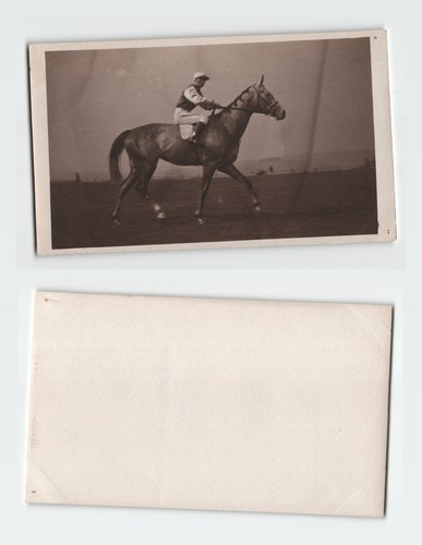 Vintage photograph jockey - vintage,
