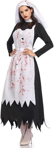 Women evil nun blood - women's,