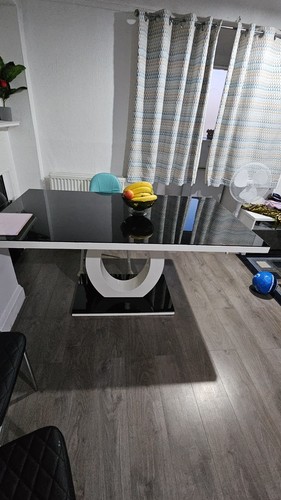 Dinning table chairs - table,