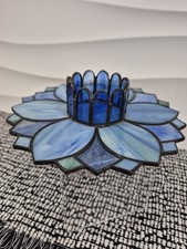 Vintage Stained Glass Lotus