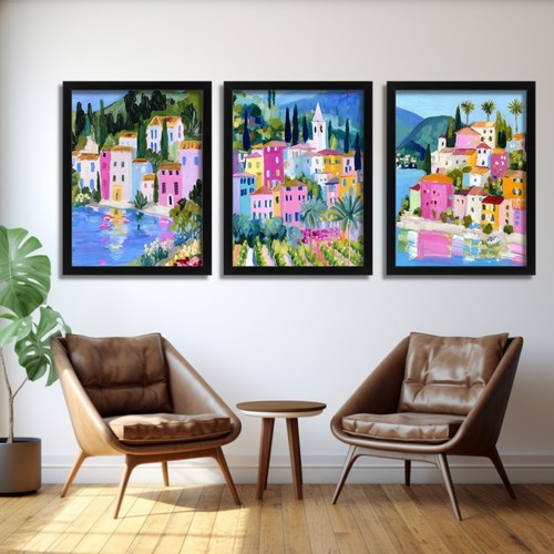 Mediterranean coastal village - coastal,