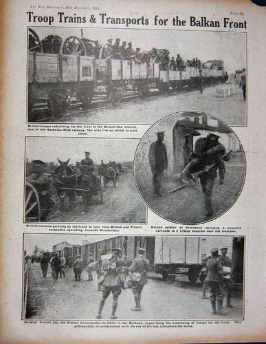 Old antique print 1915 - old,
