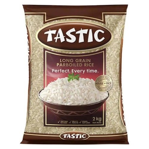 Tastic parboiled rice 2kg - rice,