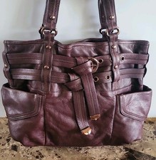 B Makowsky Large Maroon
