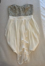 Lipsy  vip sequin gold and