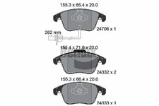 FRONT BRAKE PAD SET DISC BRAKE