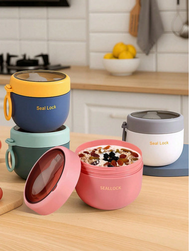 Portable oatmeal yogurt cup - portable,
