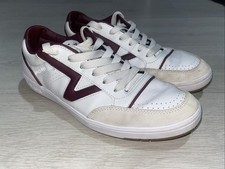 VANS LOWLAND SERIO COLLECTION COMFY CUSH TRAINERS SHOES WHITE Men’s U.K. 8