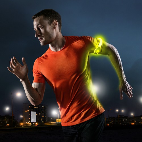 Ultra led running armbands - running,