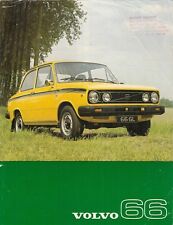 Volvo 66 GL Saloon 1976-77 UK Market Single Sheet Sales Brochure FAIR