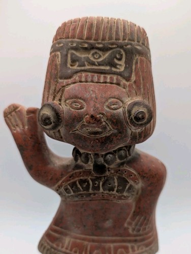 Vintage mayan clay - vintage, figure