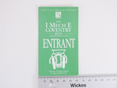 1998 imeche coventry run - imeche,