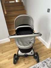 Mima Xari Unisex Pushchair Pram Travel Buggy Silver 