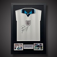 Paul Gascoigne Hand Signed And