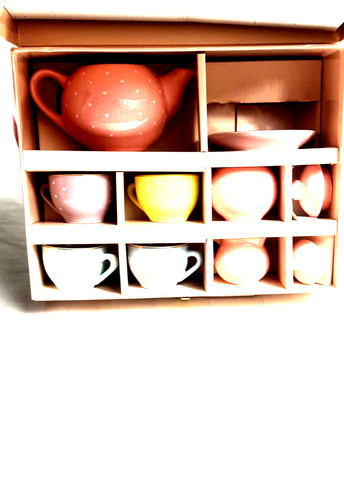 Porcelain tea set - porcelain,