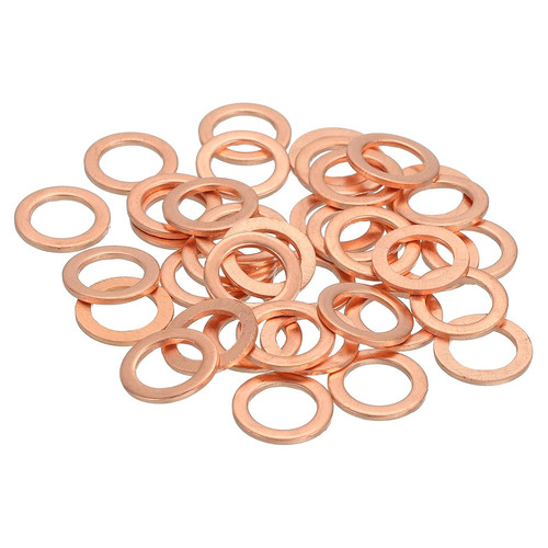 38pcs flat washer copper - flat, m8