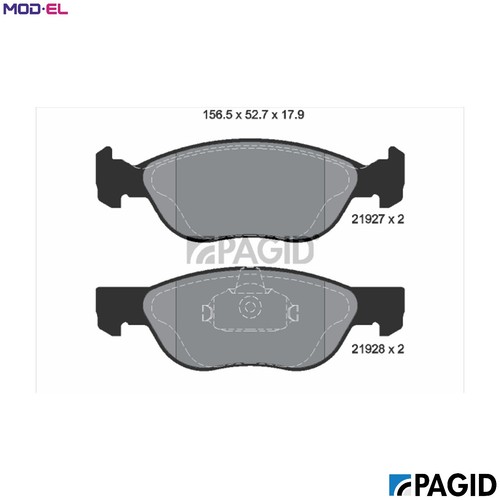 Brake pad set disc - pad,
