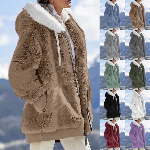 Womens zipper fleece fur - womens,