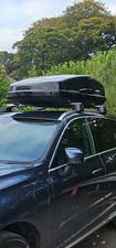 Exodus Roof Box 470L Black Heavy Duty and Waterproof Secure Storage