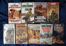 9 ACTION-PACKED WESTERN BOOKS by LOUIS L'AMOUR   ** PAPERBACK
