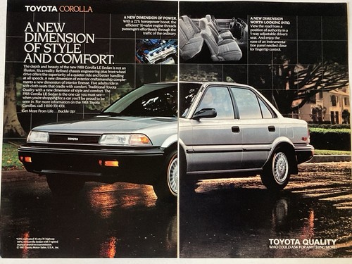 1988 toyota corolla - corolla, le