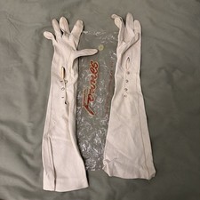 Fownes Vintage White Kid