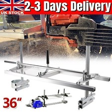 Portable Chainsaw Mill Planking Milling Lumber 14" to 36" Guide Bar Chain Saw UK