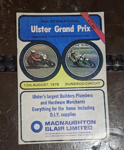 Vintage 1978 ulster grand prix - grand,
