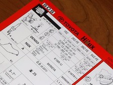 TOYOTA LEXUS IS200 GXE10 IS300 JCE10 2003 SERVICE DATA SHEET WORKSHOP MANUAL