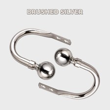 2 X Metal Curtain Hold Backs