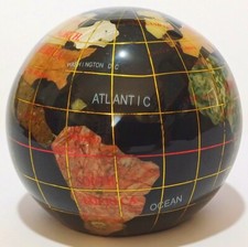 World Globe Gemstone