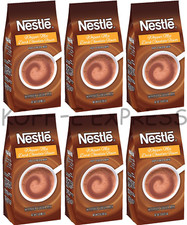 NESTLE HOT DARK CHOCOLATE WHIPPER MIX 6 x  2 LB BAGS HOT COCOA VENDING MIX 