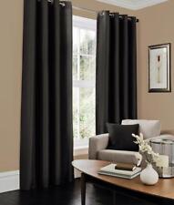 Faux Silk Curtain Pair