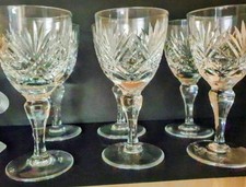 6 Thomas Webb Cut Glass