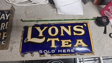 Lyons Tea Enamel Advertising
