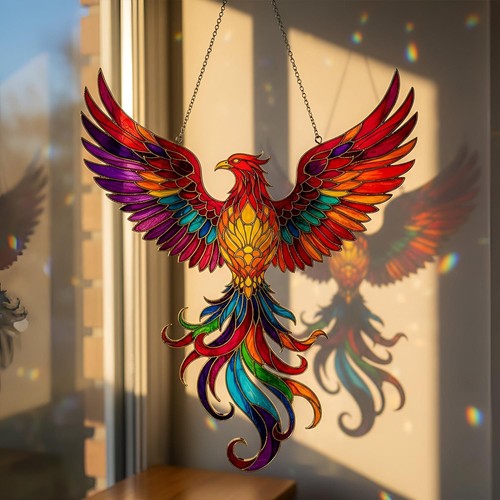 Phoenix suncatcher window - phoenix,