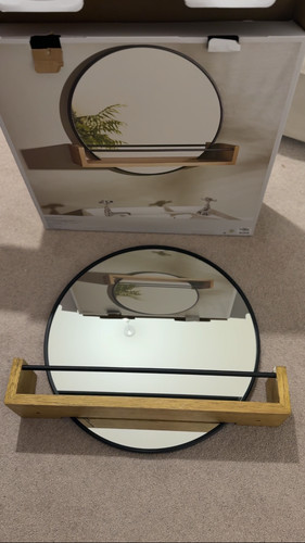 Next bronx shelf mirror - shelf,