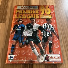 Merlin Premier League 1996 Football Sticker Collection Album Book 100% Complete