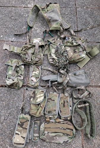 British army webbing belt - british, set