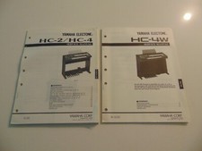 Yamaha Electone Organ HC-2 HC-4 HC-4W Keyboard Service Repair Manual Schematics