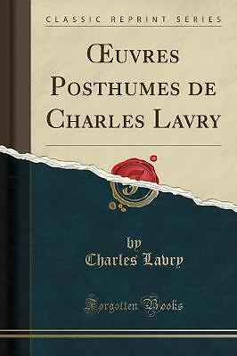 Uvres posthumes charles - de,