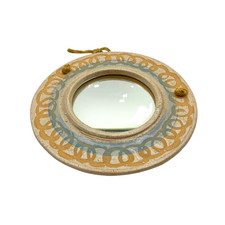 Vintage 9" Mirror Hand Throw