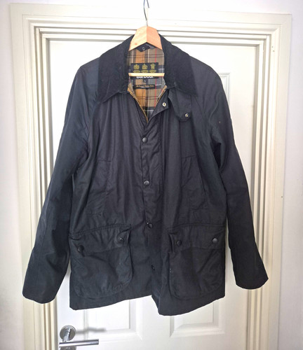 Barbour ashby navy wax - barbour,
