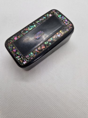 Vintage papier mache trinket - vintage,