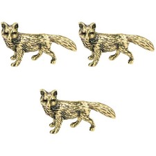  3 PCS Mini Fox Figurine