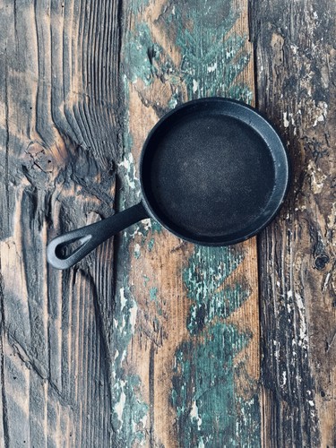 Cast iron mini egg skillet - cast,