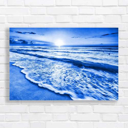 Ocean and sunset - sunset, blue