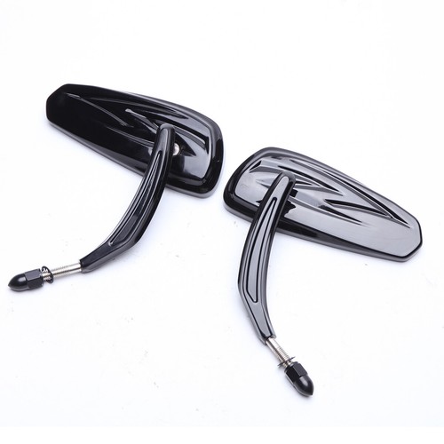 Motorcycle side mirrors black - side,