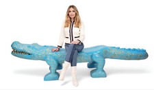 Alligator Crocodile Bench