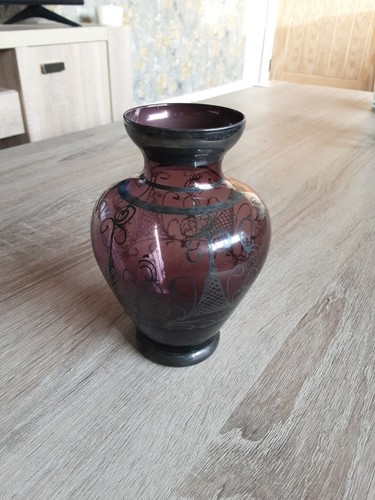 Vintage bohemian handblown - vintage,